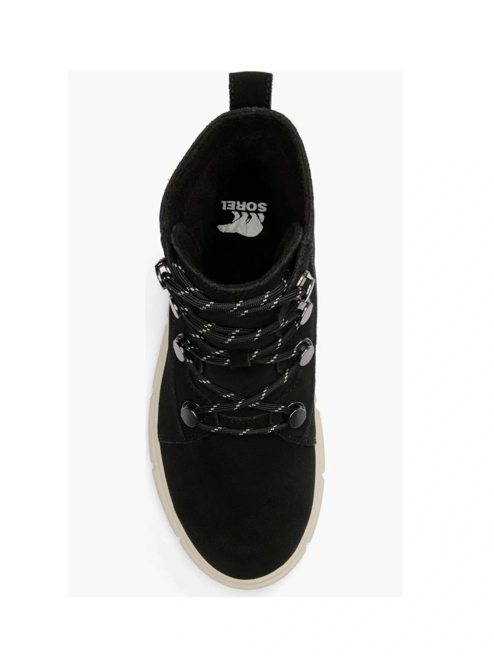 Sorel Explorer 3 Joan Waterproof Winter Boot Black & Chalk Women’s Size 7.5